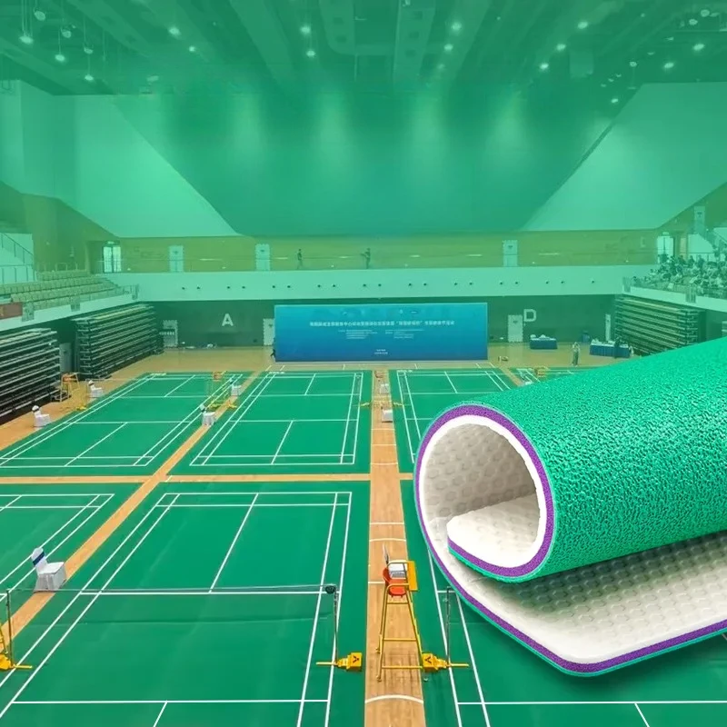Outdoor Sports Hall - Badminton floor plastic indoor and outdoor