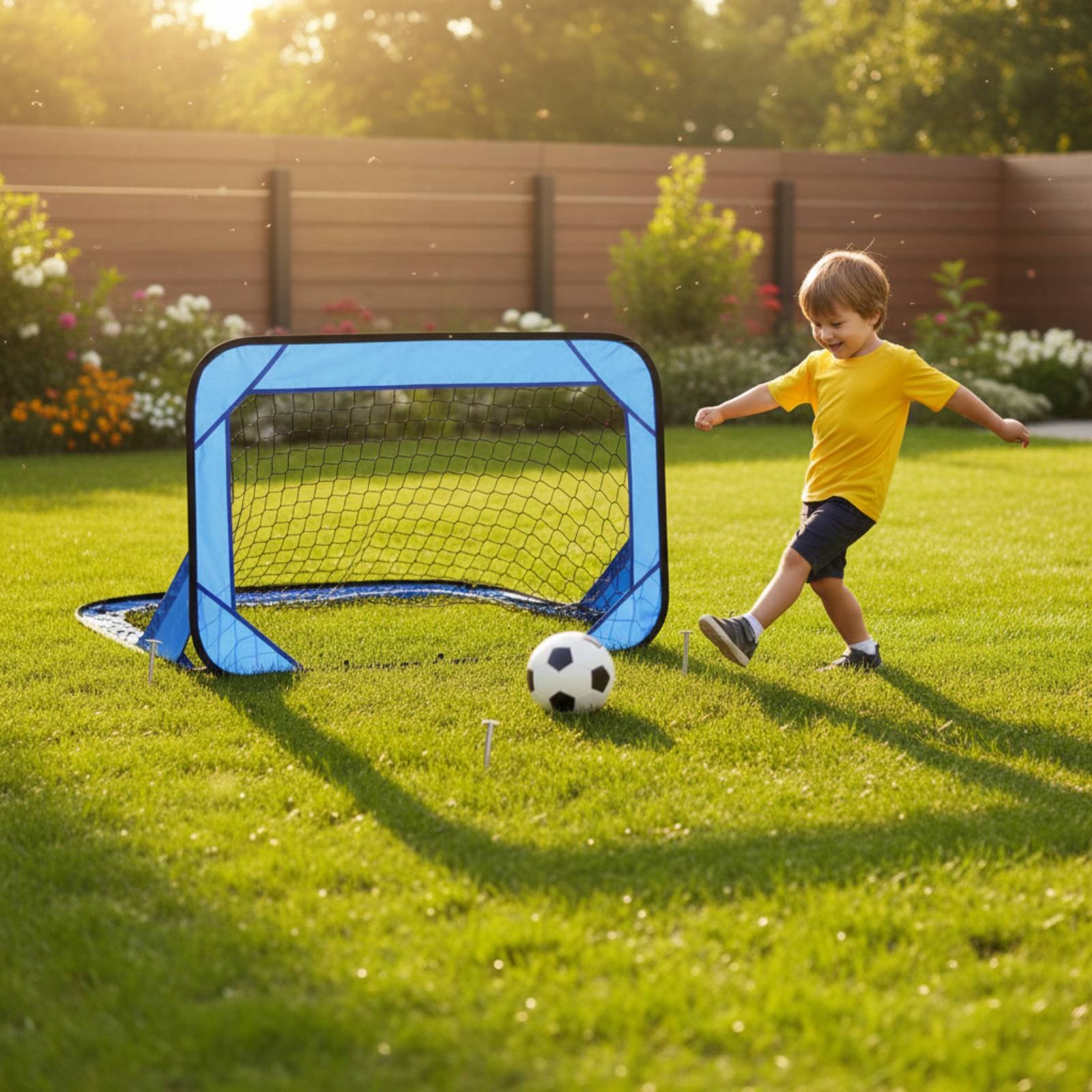 Outdoor Sport For Kids - All-in-One Sport Net Set Indoor Outdoor