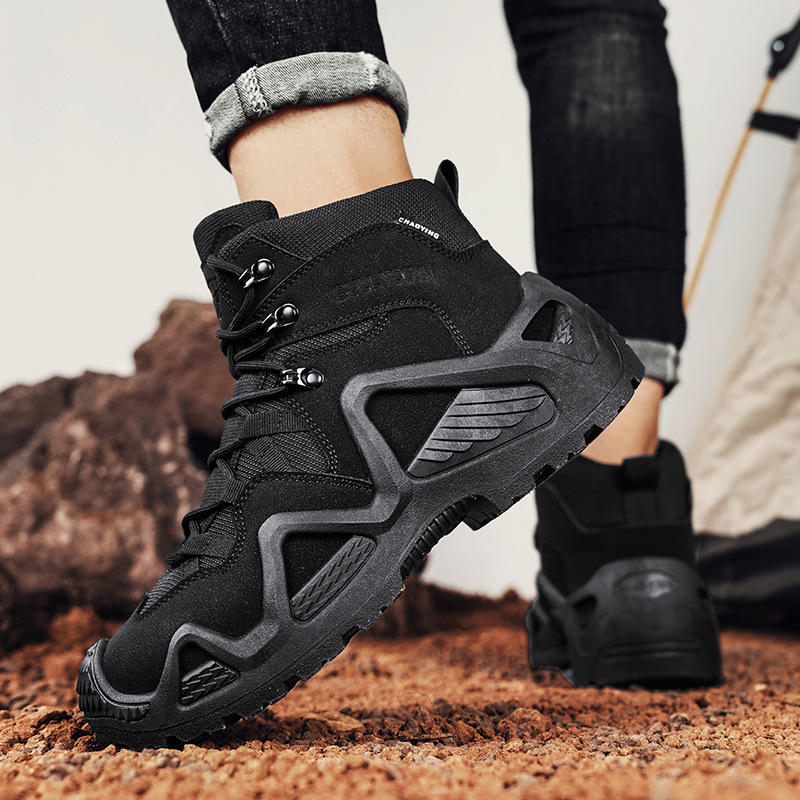 Outdoor Sport With Sticks - Men's Boots Ultralight Tactical Desert Boots