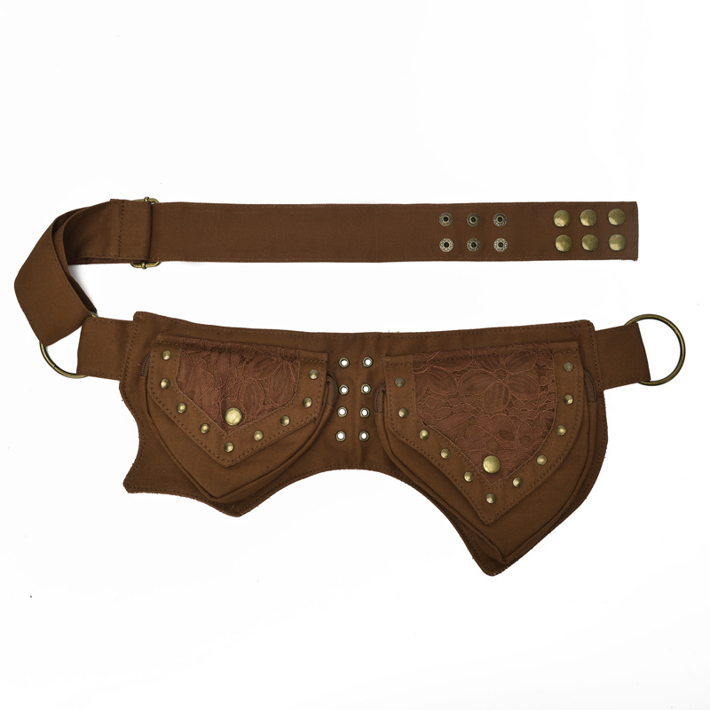 Medieval Punk Waist Bag Steamp - Outdoor Sports Accessories 评论和价格