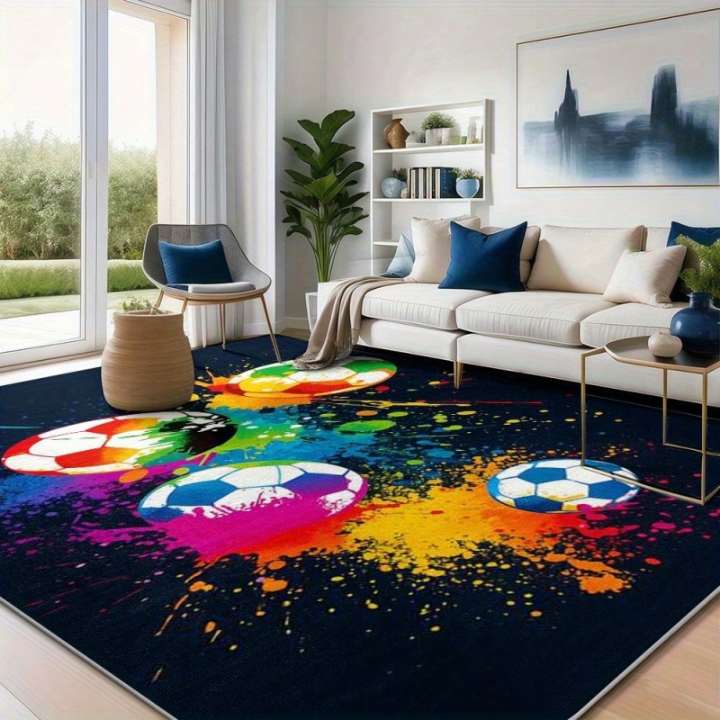 Colorful Graffiti Splash Footb - Outdoor Sport Background 评论和价格