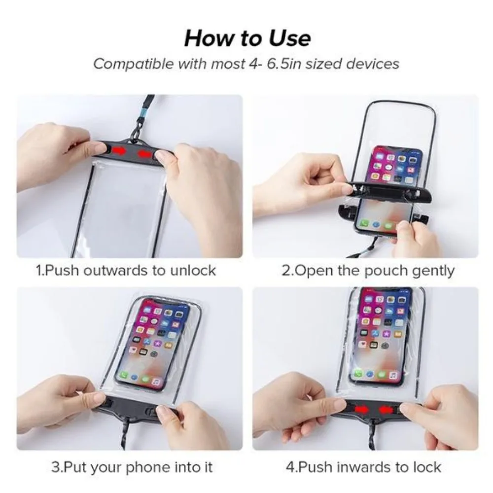 Waterproof Phone Pouch for Out - Outdoor Sports Activities 评论和价格