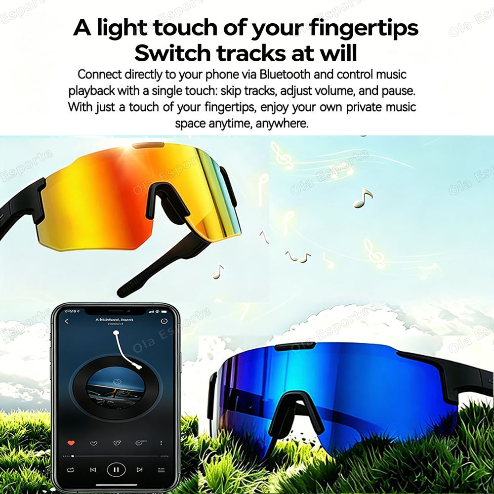 Cycling Smart Glasses HD Bluet - Outdoor Sport Gear 评论和价格