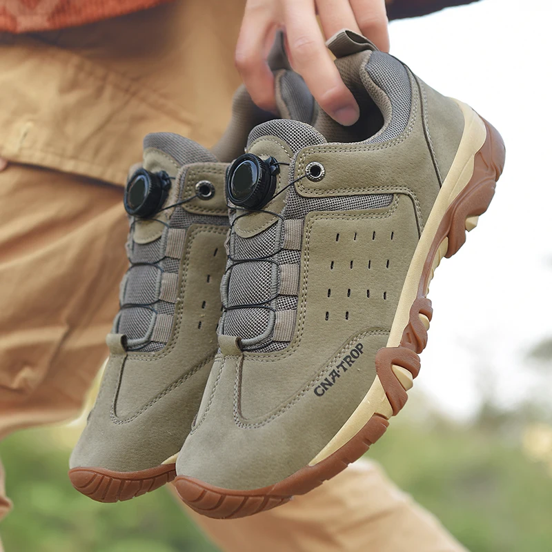 Rotating Lace Buckle Hiking Sh - Outdoor Sport With Sticks 评论和价格