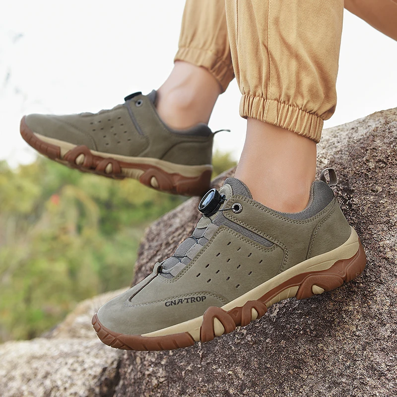 Rotating Lace Buckle Hiking Sh - Outdoor Sport With Sticks 评论和价格
