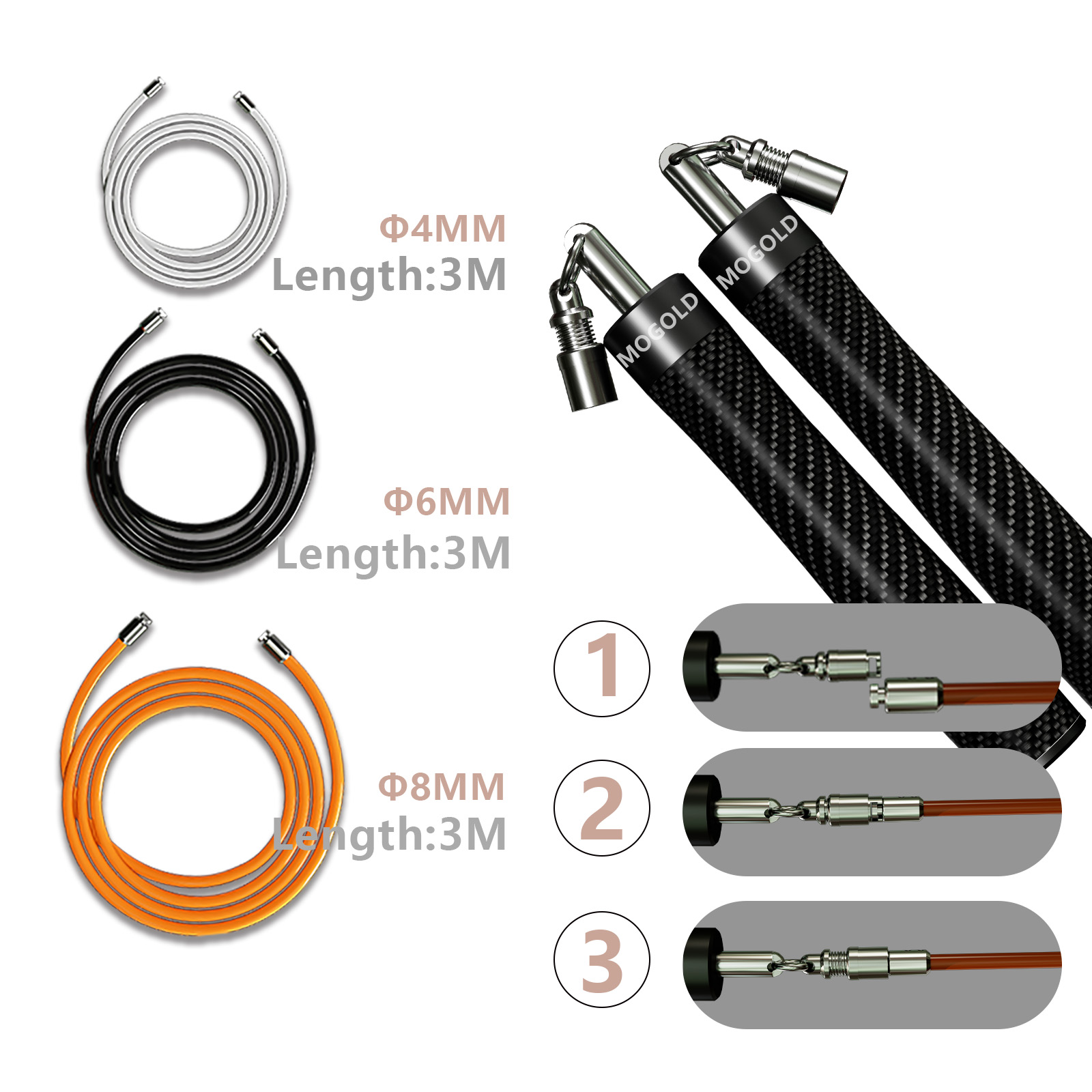 MOGOLD High-Speed Jump Rope |  - Speed Skipping Rope 评论和价格