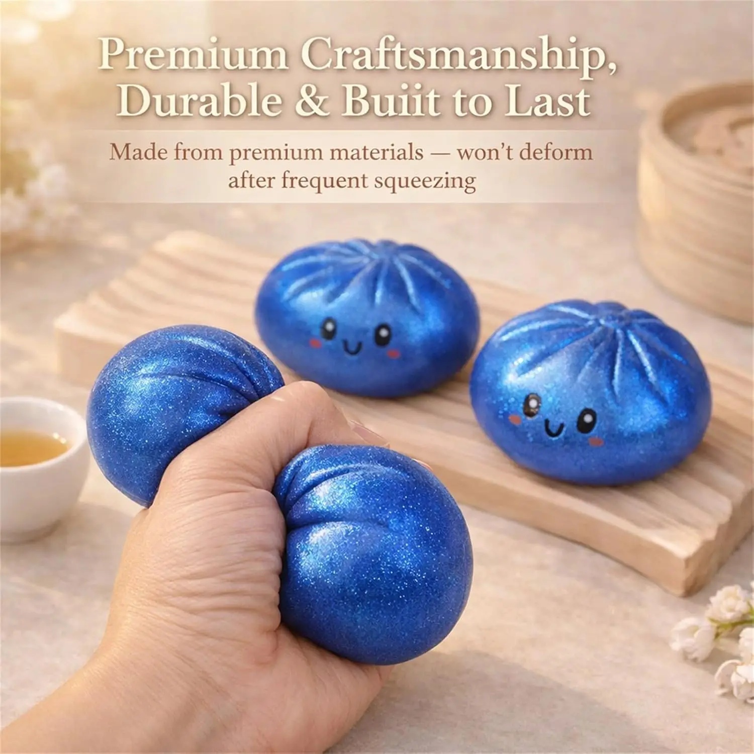 Mini Glitter Dumpling Squishy  - Outdoor Sports Accessories 评论和价格