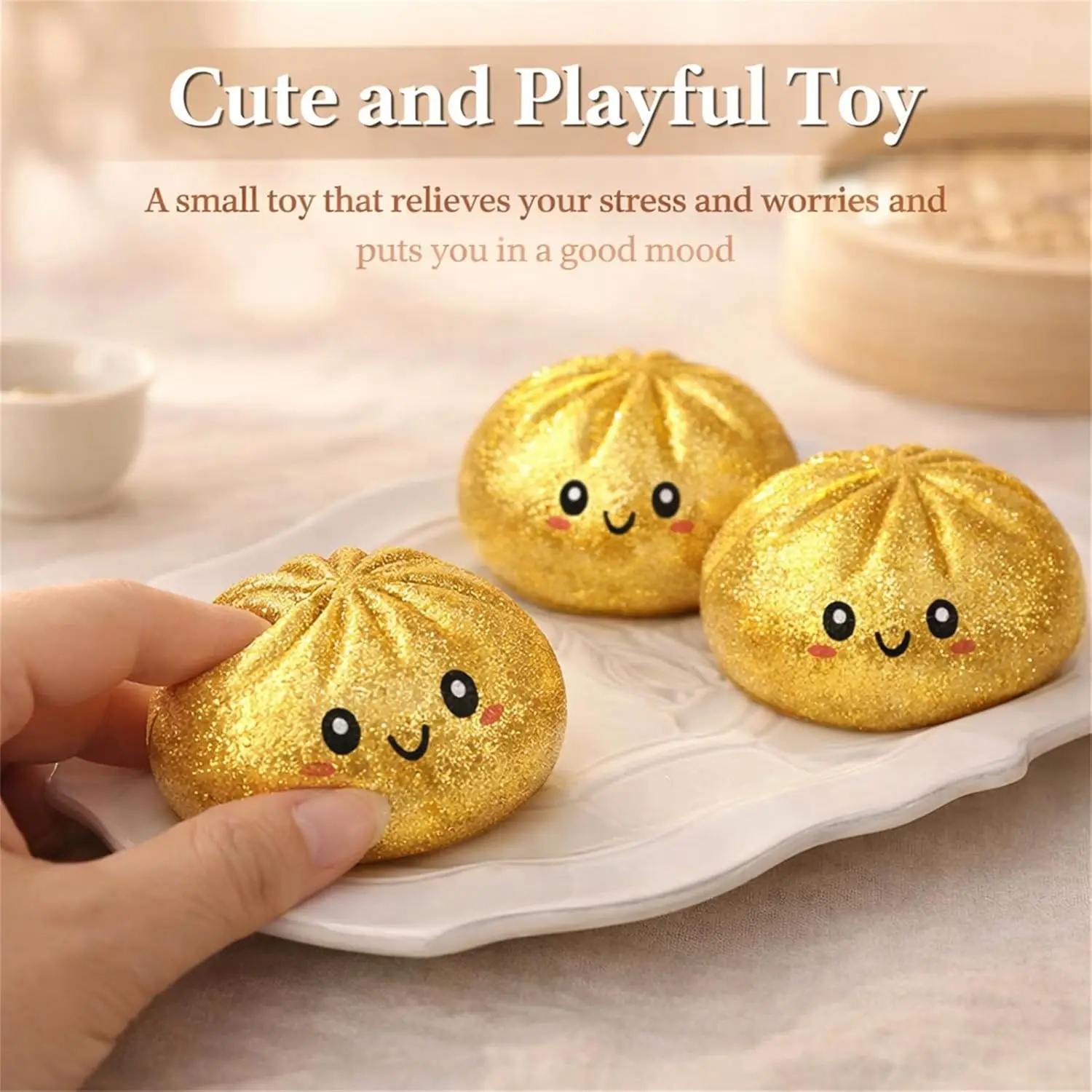 Mini Glitter Dumpling Squishy  - Outdoor Sports Accessories 评论和价格