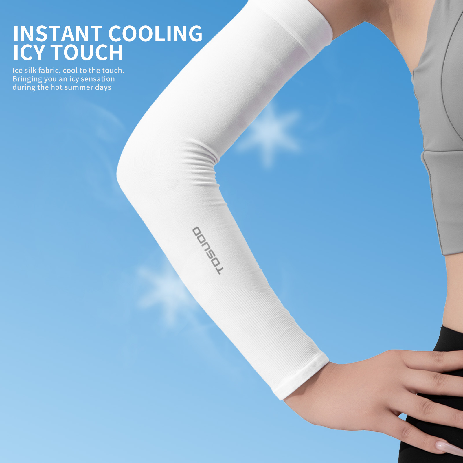 TOSUOD Ice Silk Bicycle Sleeve - Outdoor Sport Gear 评论和价格