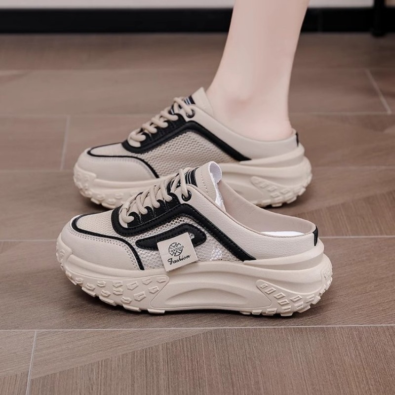 Summer Women Backless Mule Sne - Outdoor Sport With Sticks 评论和价格