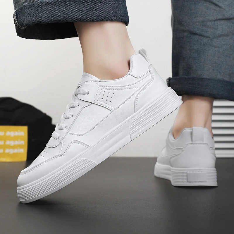 Fashion Leather Men Casual Sho - Outdoor Sport With Sticks 评论和价格