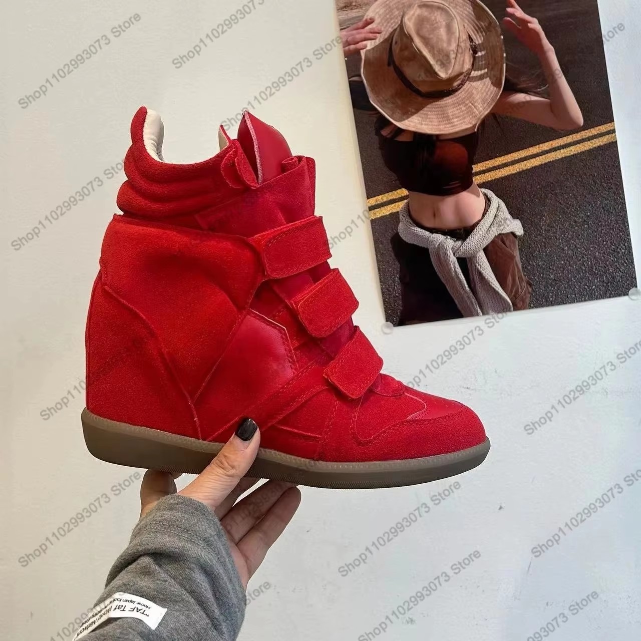 Women Hidden Wedge Heel High‑T - Outdoor Sports Shoes 评论和价格
